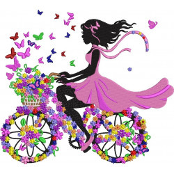 Flower Bucket Bicycle