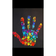 Rainbow Hand Print