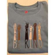 Be kind Hand Design