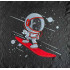 Astronaut Snowboarding