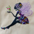 Floral Fairy with Butterfly 