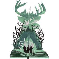 Natural Scenery On Book