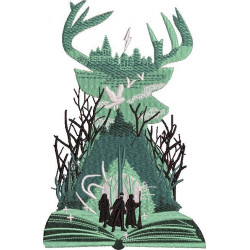 Natural Scenery On Book