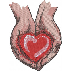 Hands Holding Heart