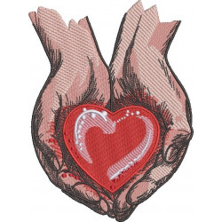 Hands Holding Heart