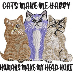 Cats Make Me Happy