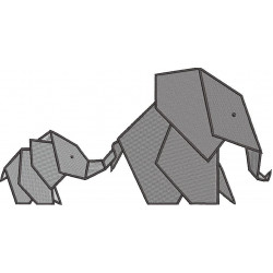 Origami Elephant Design