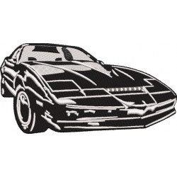 Black Car Embroidery Pattern