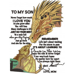 To My Son Motivational Quote