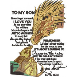 To My Son Motivational Quote