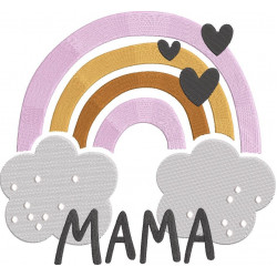 Cute Mama Rainbow