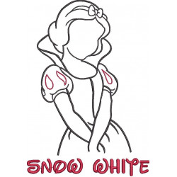 Princess Embroidery Design