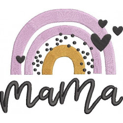 Mama Happy Rainbow