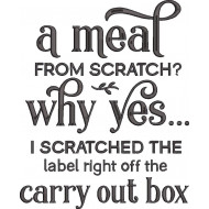 A meal from scratch quote