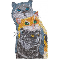 Three Cute Cats