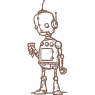Robot Holding Icecream
