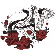 Floral Swan