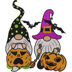 Gnome With Pumpkin