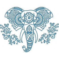Floral Elephant