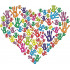 Hand Print Love Heart
