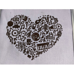 Music Heart Design 