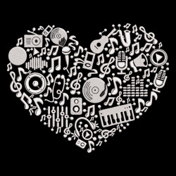 Music Heart Design 