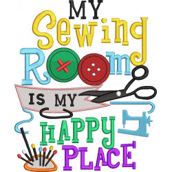My Sewing Room is my Happy Place