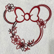 Floral Mouse Head