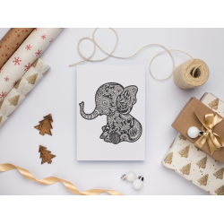 Baby Elephant Mandala
