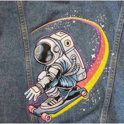 Astronaut With Skateboard