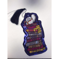 Owl Standing On Books