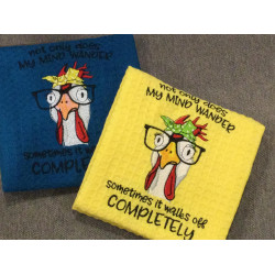 Mind Walks Off Funny Chicken Quote
