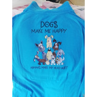 Dogs Make Me Happy Pattern
