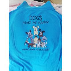 Dogs Make Me Happy Pattern
