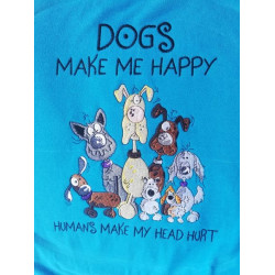 Dogs Make Me Happy Pattern