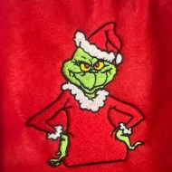 Christmas Thief in Santa Suit 