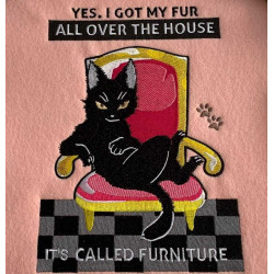 Funny Cat Furniture Quote
