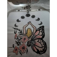 Butterfly Girl Moon Phases