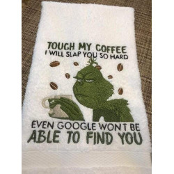 Touch My Coffee Funny Design 