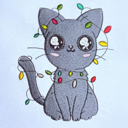 Cat With Lights