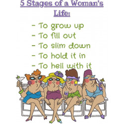 Five Stages of a Woman's Life