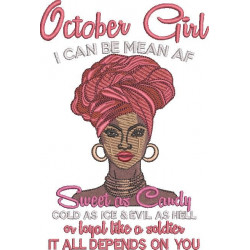 October Girl - Can Be Mean Af