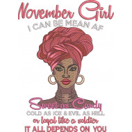 November Girl - Can Be Mean Af
