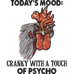 Funny Todays Mood Chicken