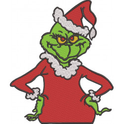 Christmas Thief in Santa Suit 