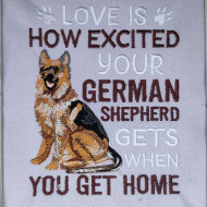 Love is your German Shepherd Dog