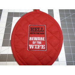 Beware Of The Wife Funny Quote