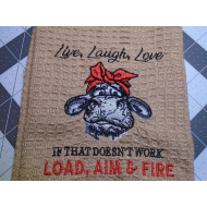 Load, Aim, Fire Funny Cow Quote