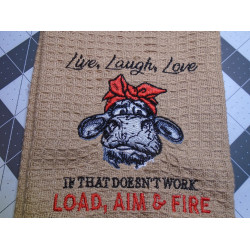 Load, Aim, Fire Funny Cow Quote