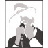 Leonard Cohen Silhouette